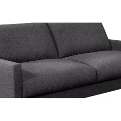 Canapé fixe 3 places Gaspard - Tissu - Enjoy Anthracite