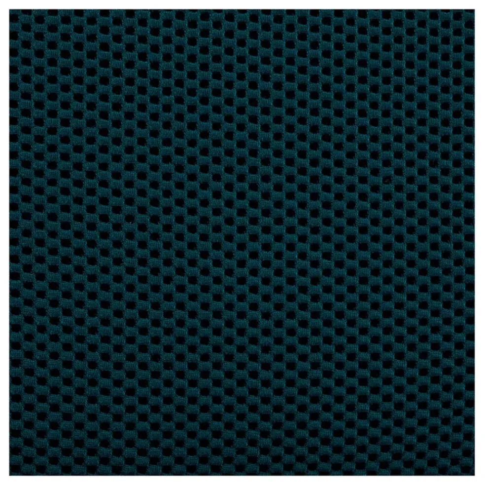 Canape 3 places en tissu 3d bleu canard - Oxia