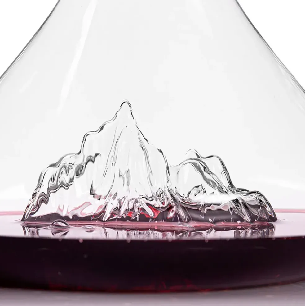 Carafe à decanter Mont Blanc - Topographic