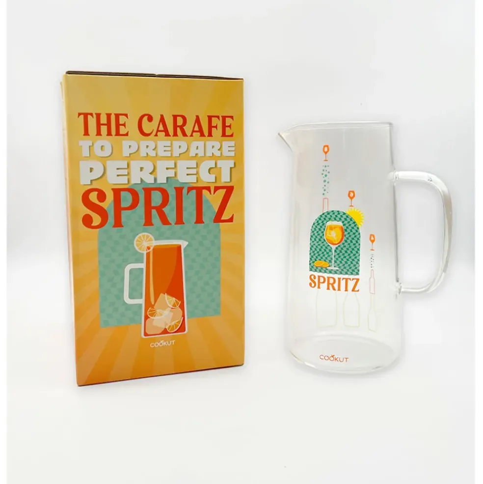 Carafe à spritz en verre 1L