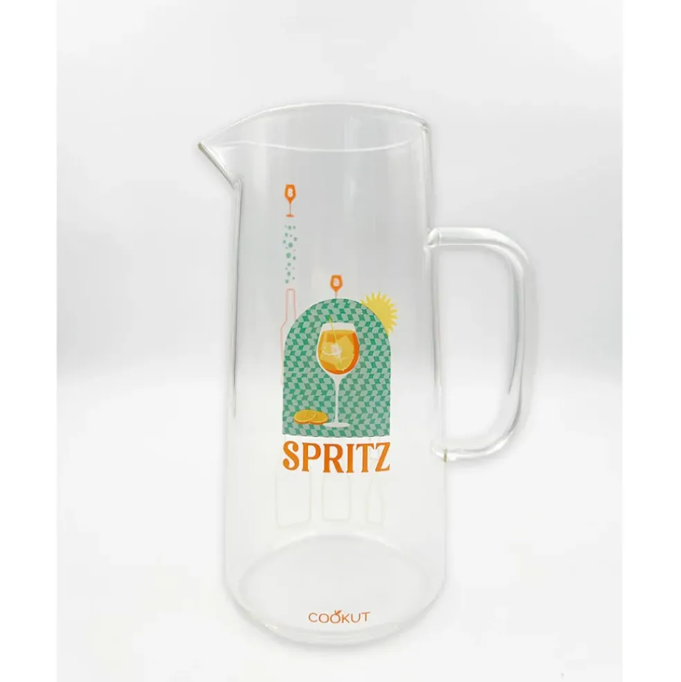 Carafe à spritz en verre 1L