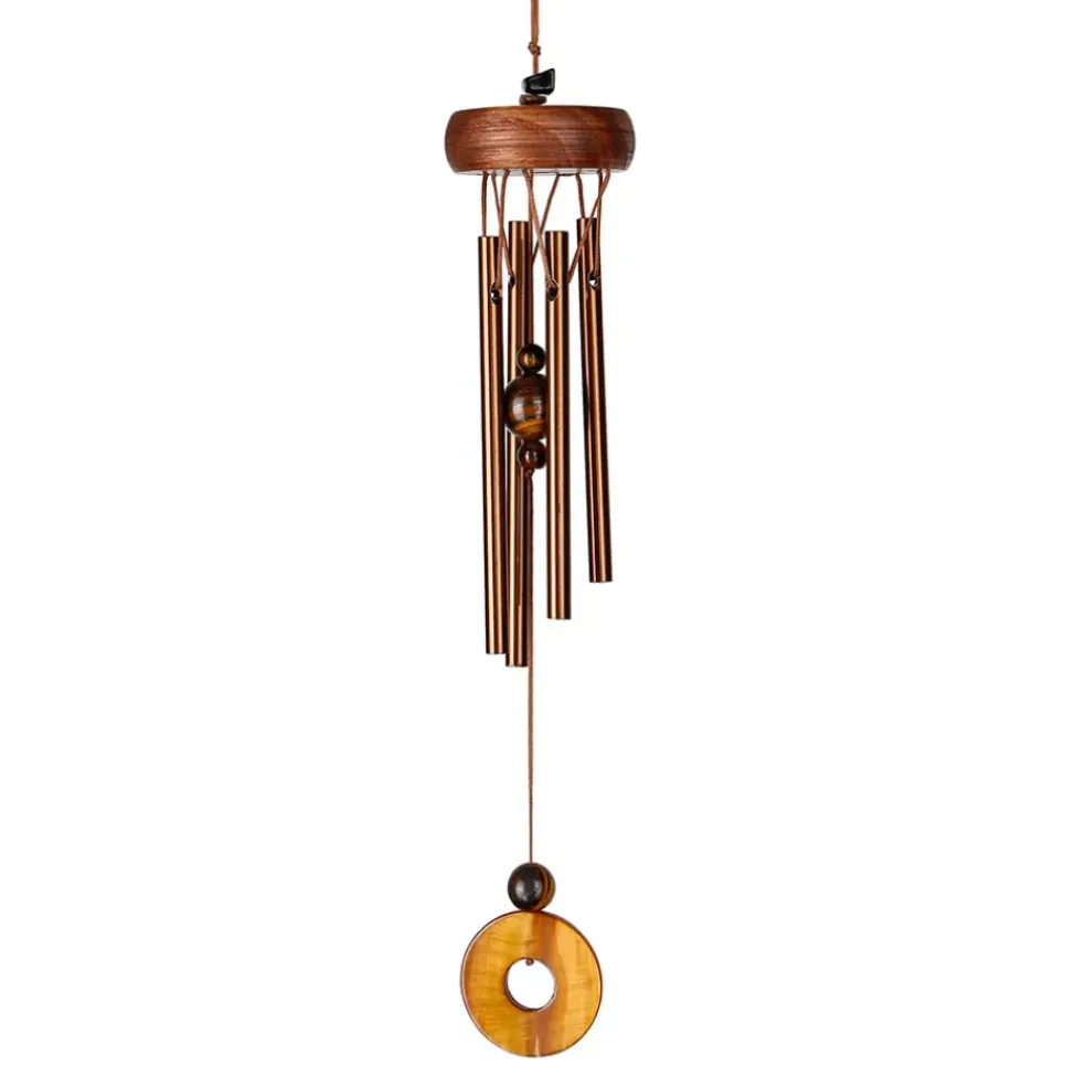 Carillon à vent œil de tigre h29cm