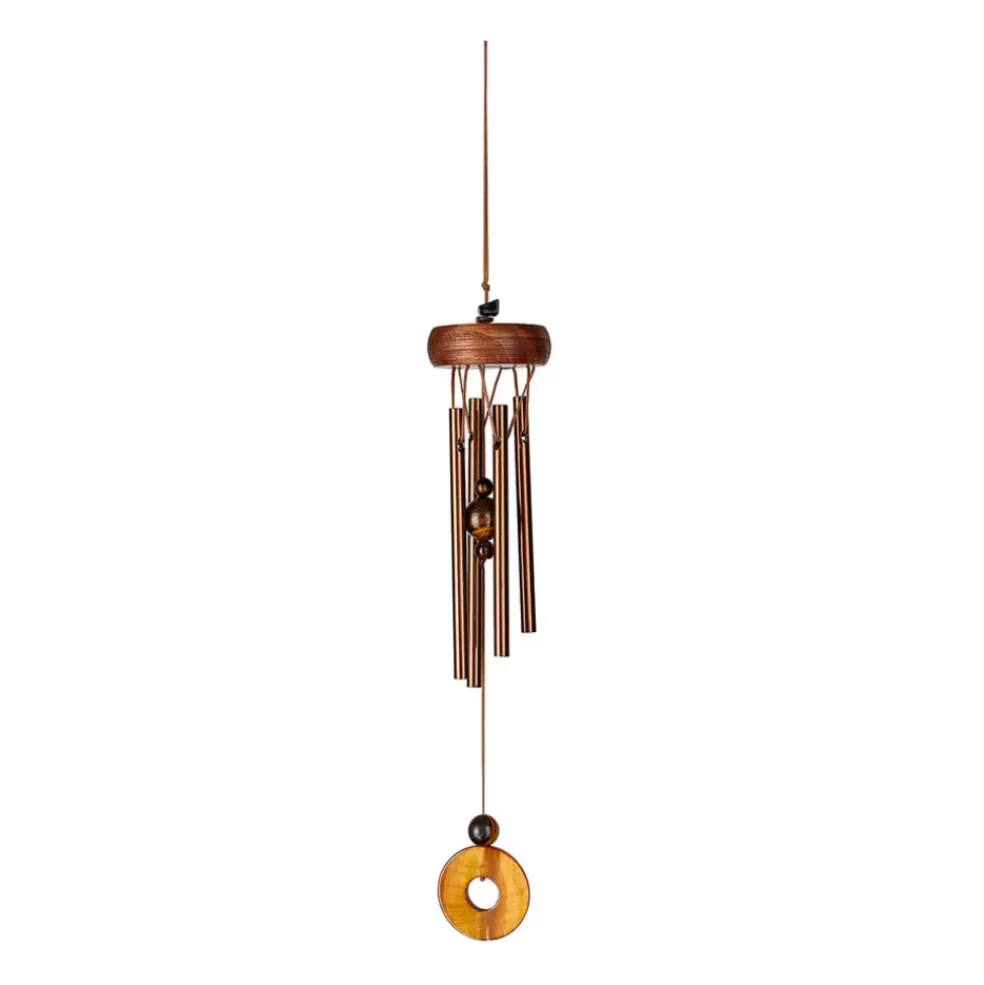 Carillon à vent œil de tigre h29cm
