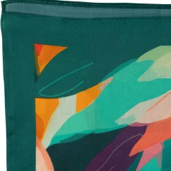 Carré de soie multicolore 66cm - Allegra