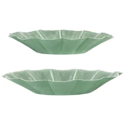 Centre de table (x2) sauge d40/d34cm - Floraly