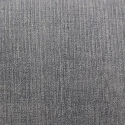 Chaise avec accoudoirs en velours côtelé gris clair - Alma