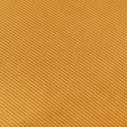 Chaise avec accoudoirs en velours côtelé curry - Aston