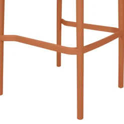 Chaise de bar d'extérieur terracotta h100cm - Lumi