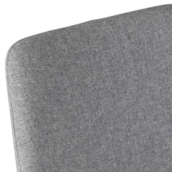 Chaise de bar en tissu gris clair h67cm - Ben