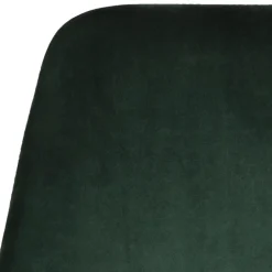 Chaise de bar en velours vert h67cm - Ben