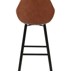 Chaise haute pivotante marron h65cm - Moss