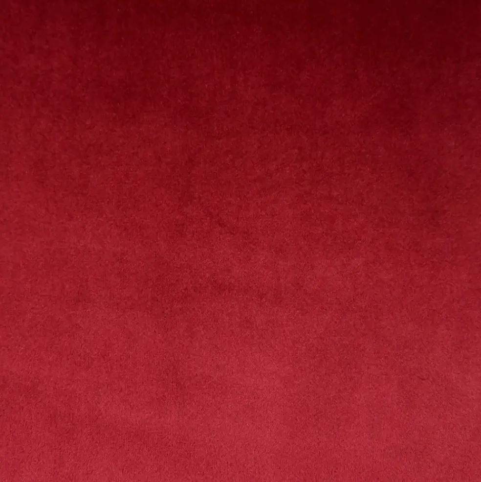 Chaise salle à manger en velours rouge - Ben
