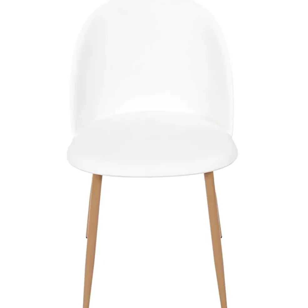 Chaise salle à manger scandinave blanc - Bergen