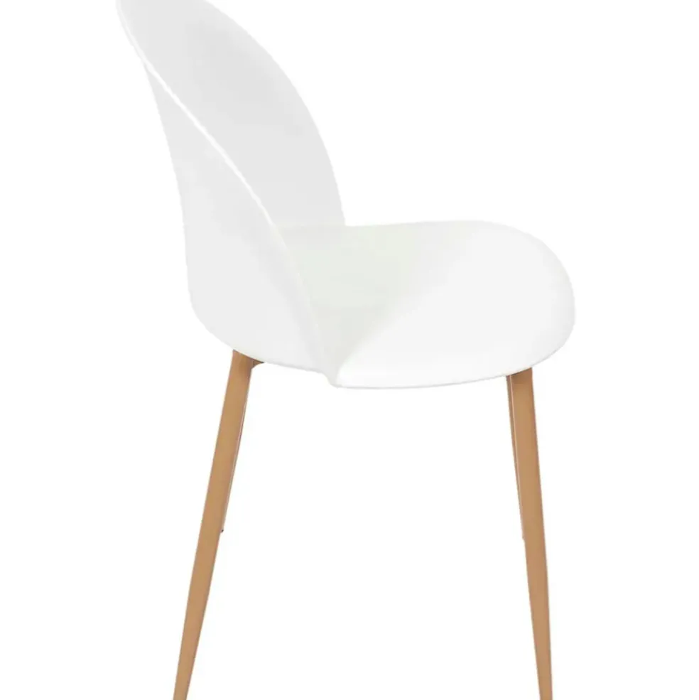 Chaise salle à manger scandinave blanc - Bergen
