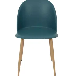 Chaise scandinave bergen bleu canard