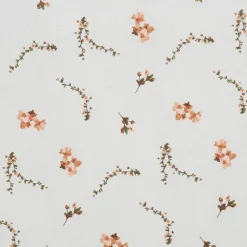 Chemin de table en coton rose et vert 160x50cm - Louise