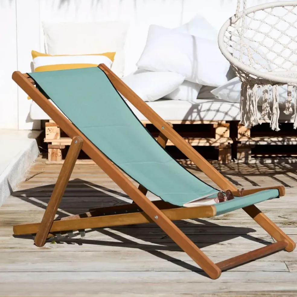Chilienne en tissu jade 52x118cm - Bimini