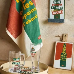 Chope vert et rouge 40cl - Copains D'Abord