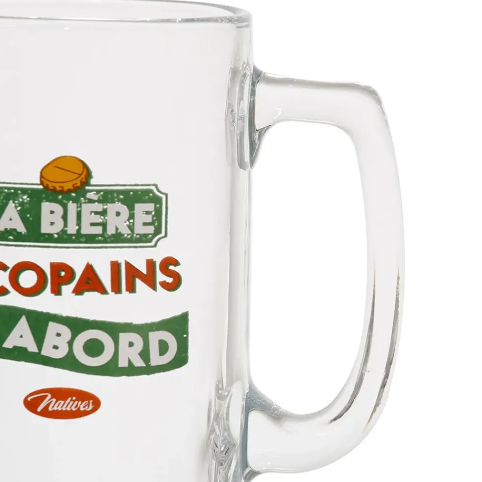 Chope vert et rouge 40cl - Copains D'Abord