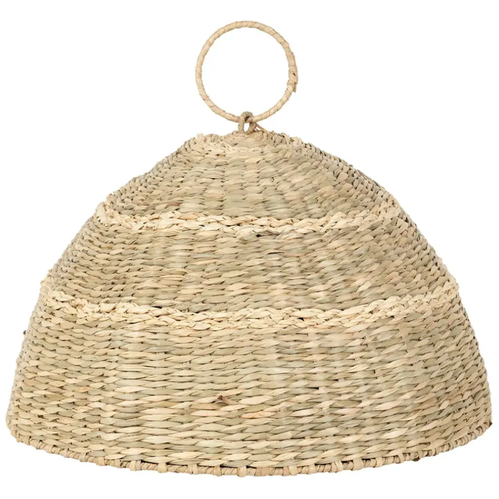 Cloche en jonc de mer naturel d35cm - Recif