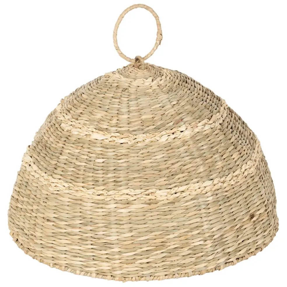 Cloche en jonc de mer naturel d35cm - Recif