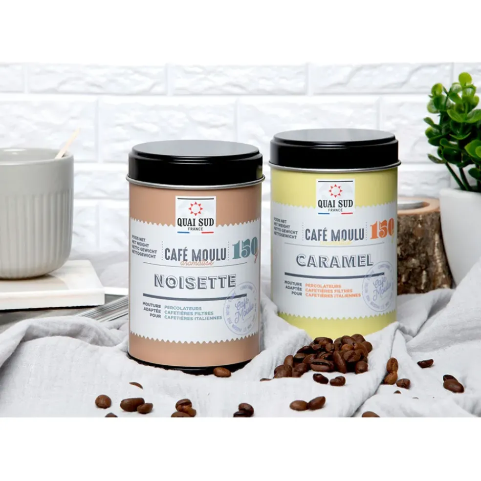 Coffret 6 cafés aromatisés moulus - 6 recettes en boîte xs