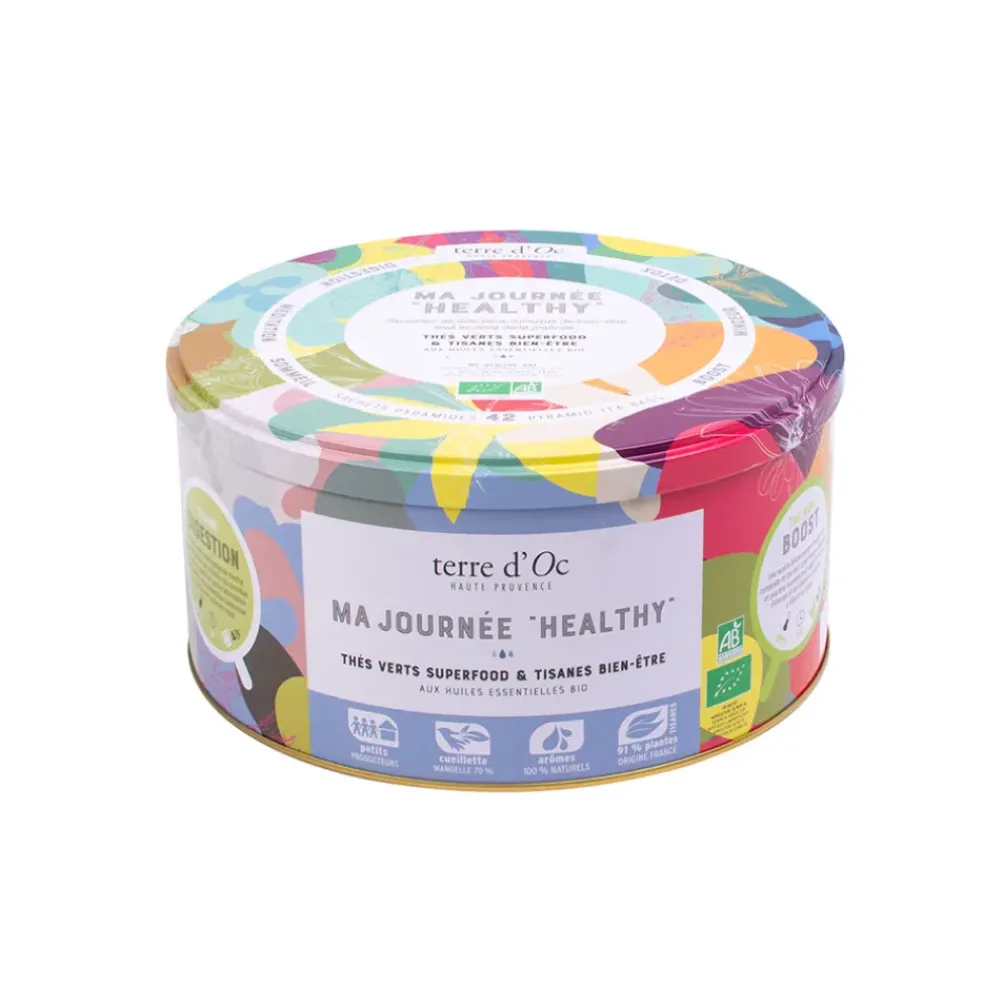 Coffret 42 mousselines "ma journée healthy"