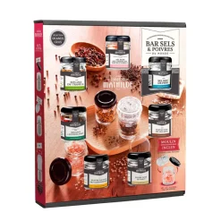 Coffret bar sel et poivre du monde