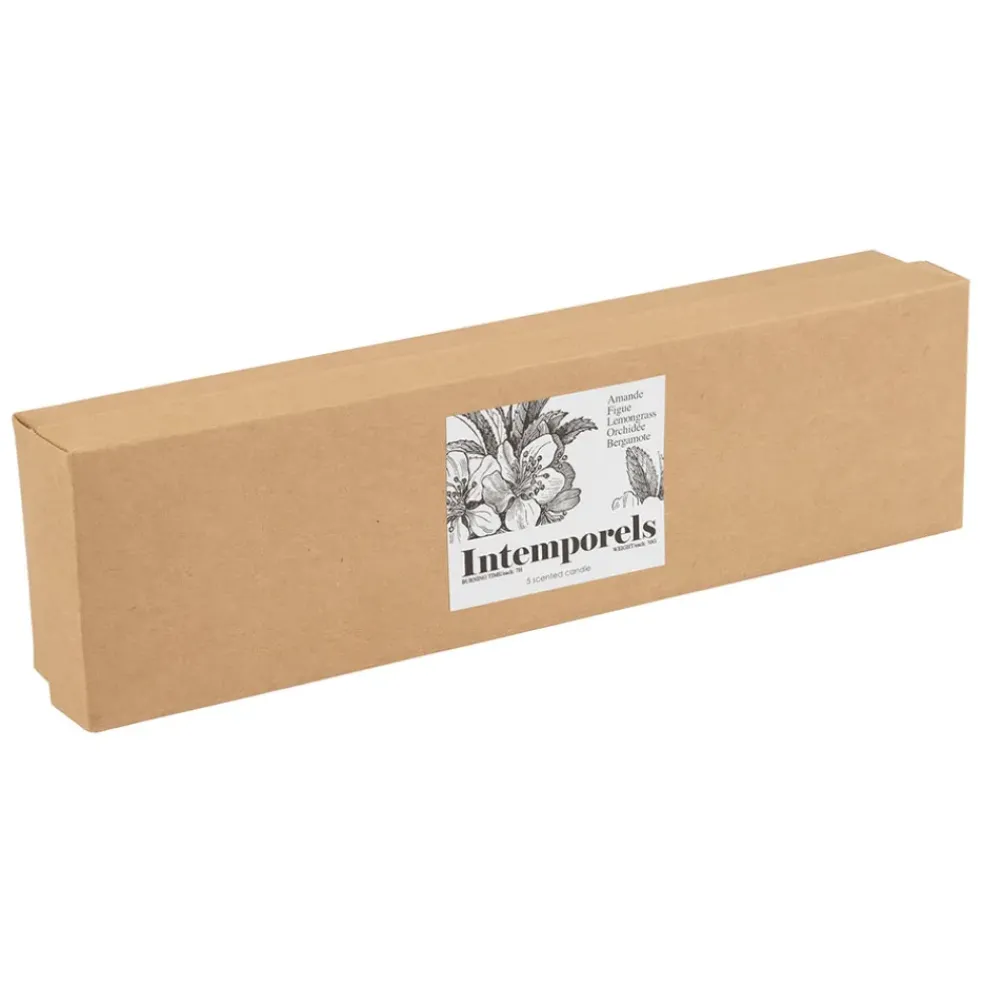 Coffret de 5 bougies - Intemporels
