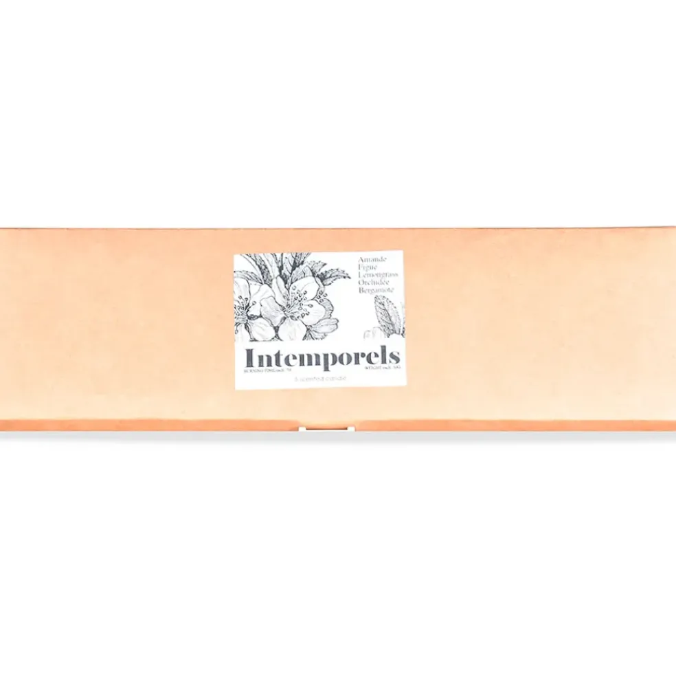 Coffret de 5 bougies - Intemporels