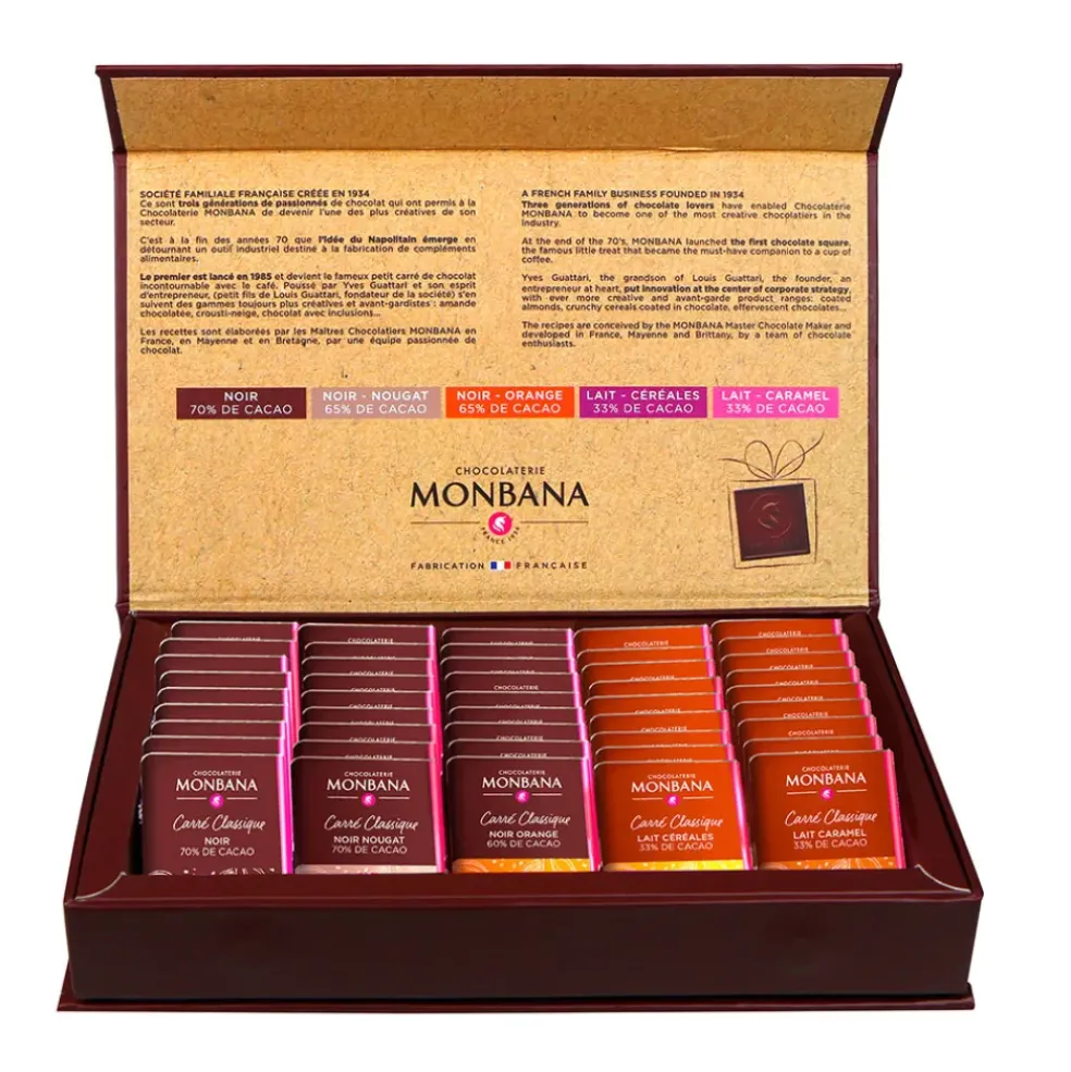 Coffret de 50 carrés classiques