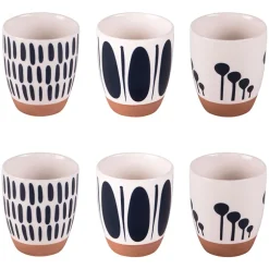 Coffret de 6 tasses 10cl - Mikonos