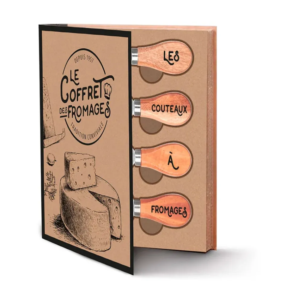Coffret fromage couteau et planche