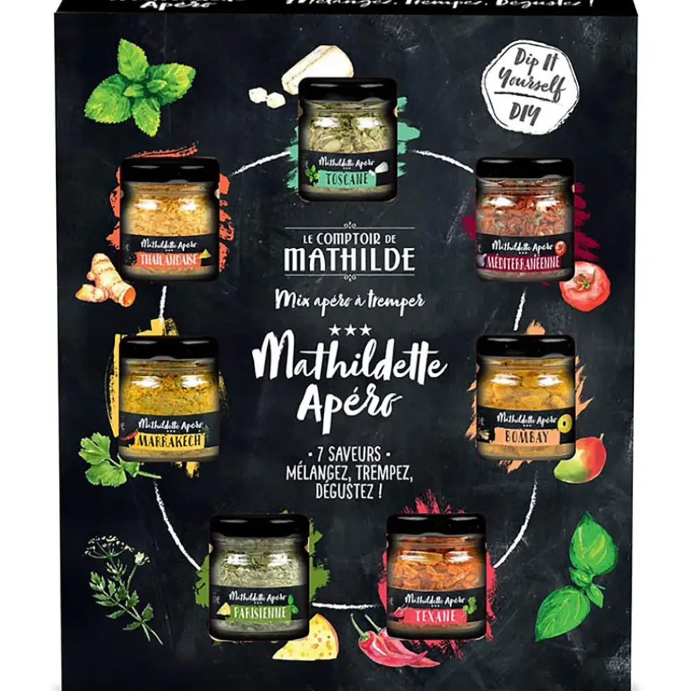 Coffret mathildette apéro 7 saveurs