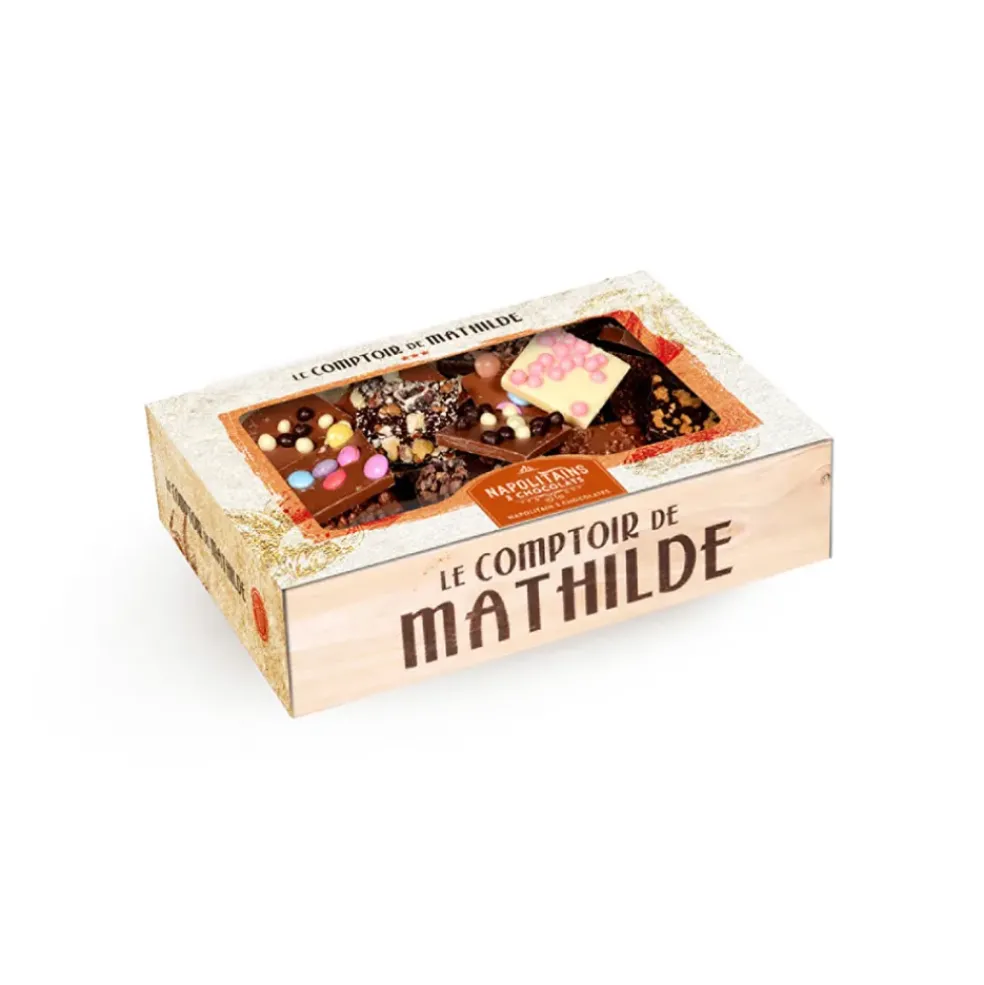 Coffret napolitains 3 chocolats