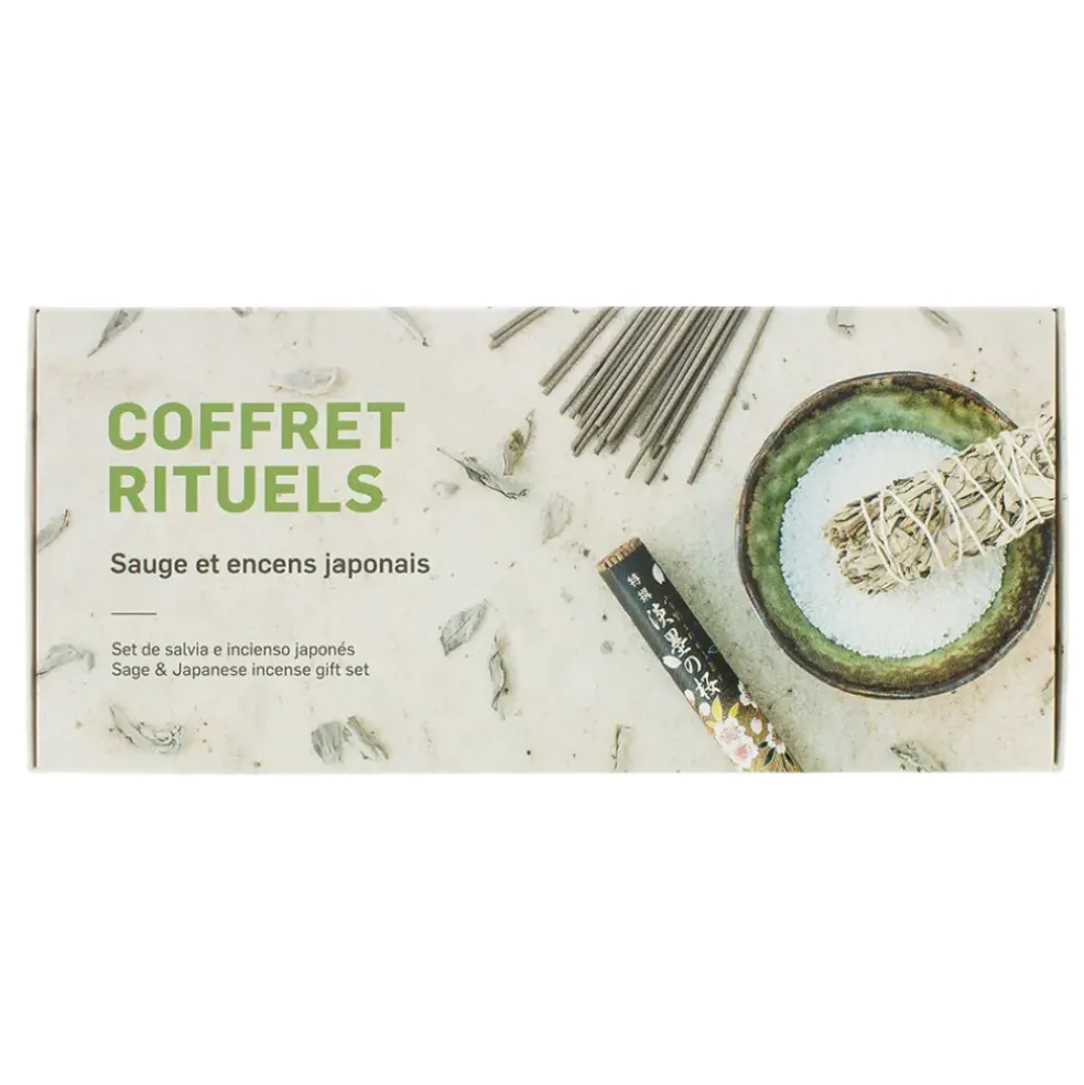 Coffret rituels sauge et encens japonais