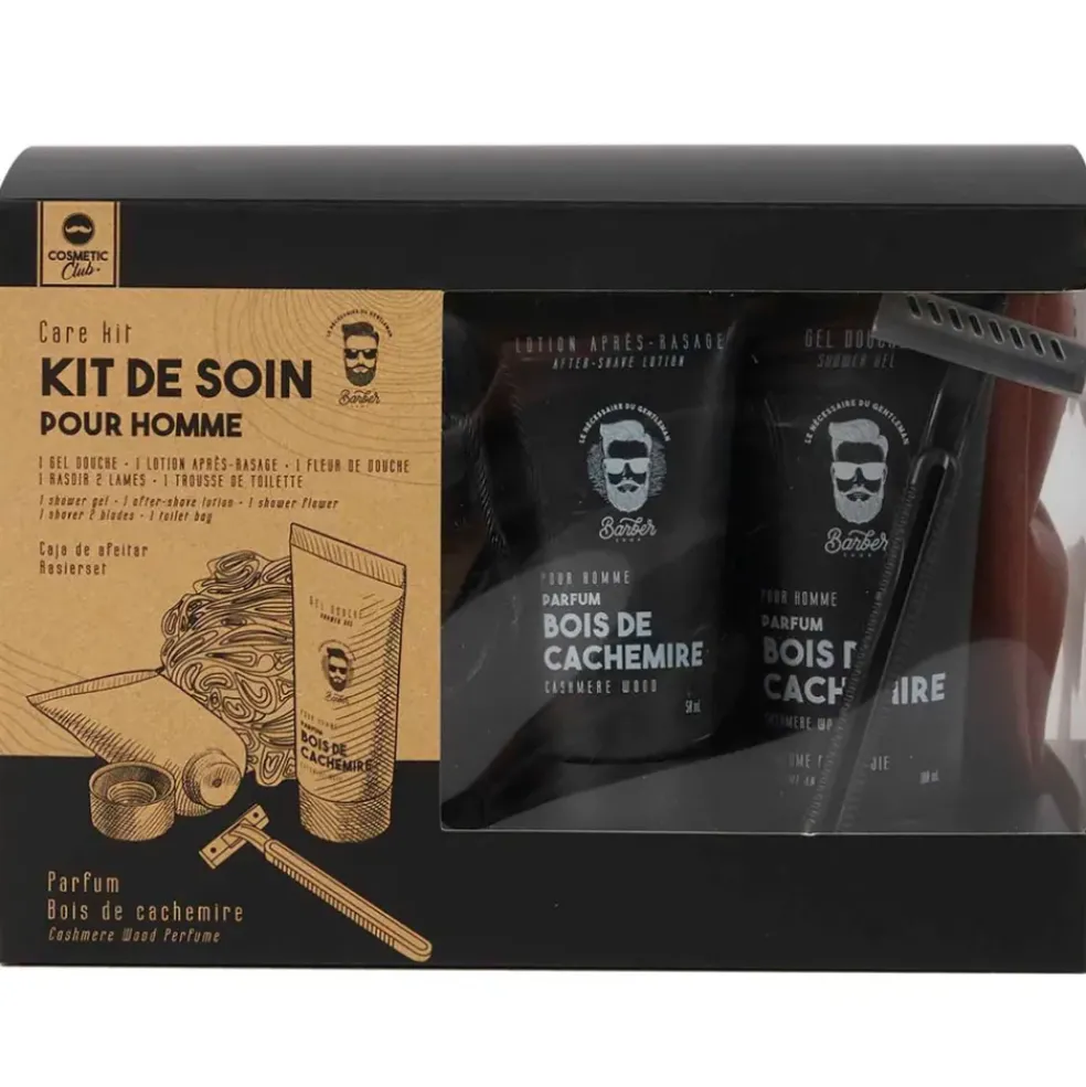 Coffret soin corps homme 5 accessoires