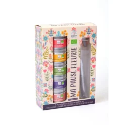Coffret thé "ma pause fleurie" bio