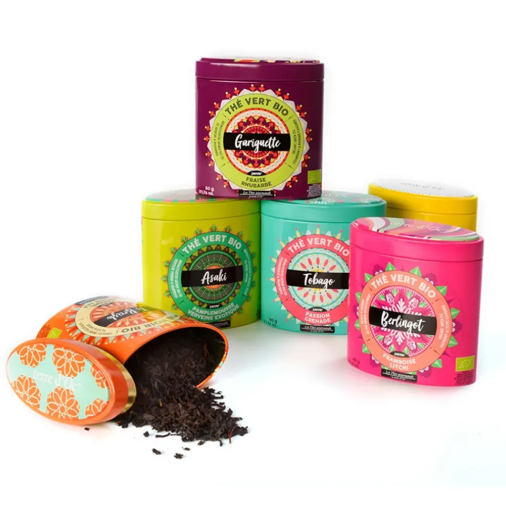 Coffret thés gourmands 6x50g