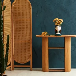 Console en bambou et sapin naturel - Saori