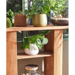 Console en bambou et sapin naturel - Saori
