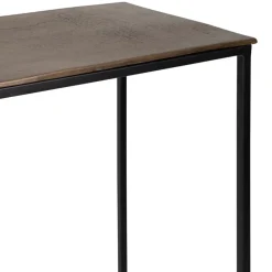 Console gigogne (x2) en fer doré - Felia
