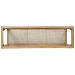 Console naturel foncé 120x36xh80cm en bois de sapin - Firmin