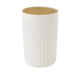 Corbeille 5 litres blanche
