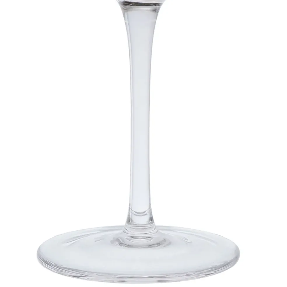 Coupe champagne striée en verre ambre - Funny