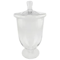 Coupe sur pied en verre avec couvercle d21cm - Eloise