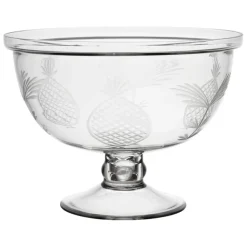 Coupe sur pied en verre transparent h17cm - Azelie