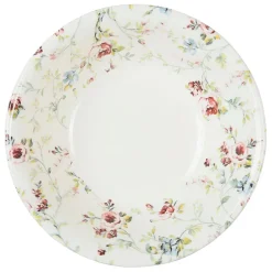 Coupelle en faïence multicolore d15.5cm - p'tites fleurs
