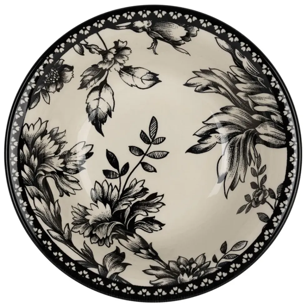 Coupelle en faïence noir d15cm - Lison
