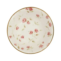 Coupelle en faïence rose et doré d15cm - Rose